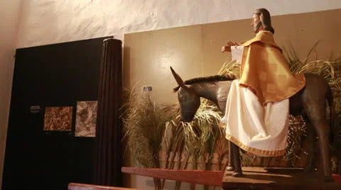 The reduction  Santa Maria de Fe in Paraguay Vídeo Stock 24751426