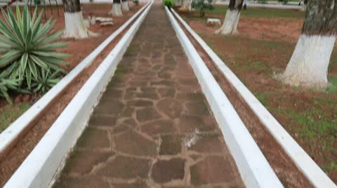 The reduction  Santa Maria de Fe in Paraguay Vídeo Stock 24751593