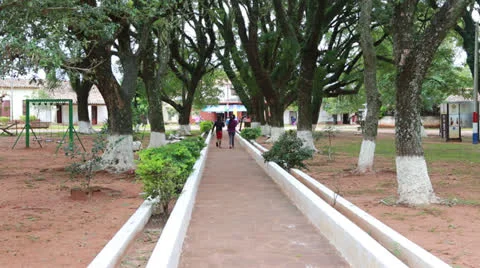 The reduction  Santa Maria de Fe in Paraguay Vídeo Stock 24751688