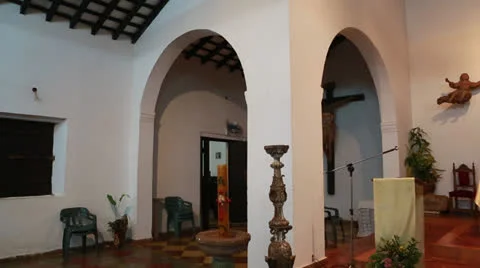 The reduction  Santa Maria de Fe in Paraguay Vídeo Stock 24751893