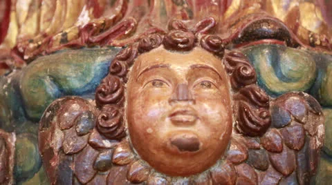 The reduction  Santa Maria de Fe in Paraguay Vídeo Stock 24752073