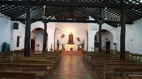 The reduction  Santa Maria de Fe in Paraguay Vídeo Stock 24752314