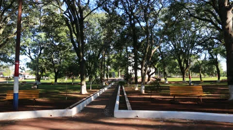 The reduction  Santa Maria de Fe in Paraguay Vídeo Stock 24753321
