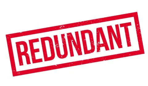 Redundant rubber stamp Stock Illustration