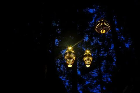Redwood Lanterns Stock Photos