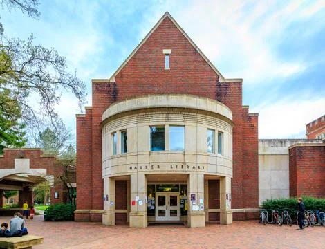 Reed College Library Foto stock