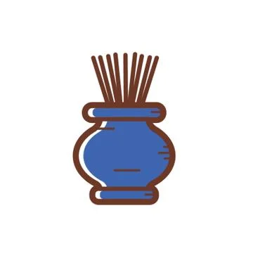 Reed Diffuser Illustrazione stock