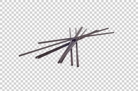 Reed diffuser sticks isolated transparent png. Home fragrance accessory Foto stock