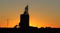 Reed lake grain elevator. Saskatchewan, Canada. HD Footage