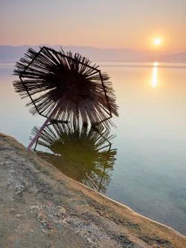 Reed parasol Stock Photos
