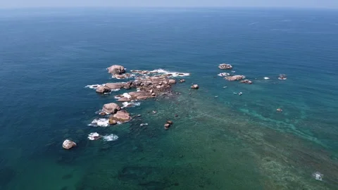The reef and clear ocean waters Stock Footage 132073440