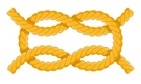 Reef knot vector icon flat isolated Stock Illustration