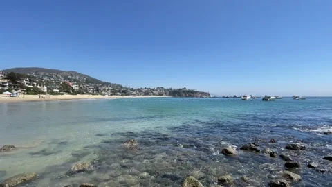 Reef in Laguna Beach, CA Stock Footage 161221948