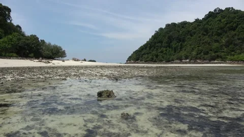 Reef platform, Malaysia Video stock 206585892