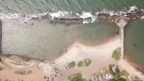 Reef view from the top Foto stock