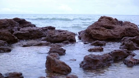 Reefs and sea Stock Footage 89784969