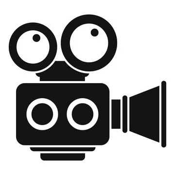 Reel camera icon simple . Video camcorder Stock Illustration