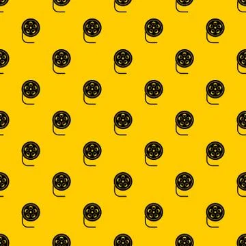 Reel with film pattern vector 스톡 일러스트