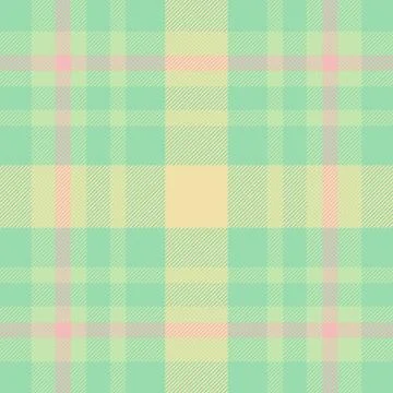 Reel pattern tartan fabric, subtle plaid background check. Spring textile v.. 스톡 일러스트
