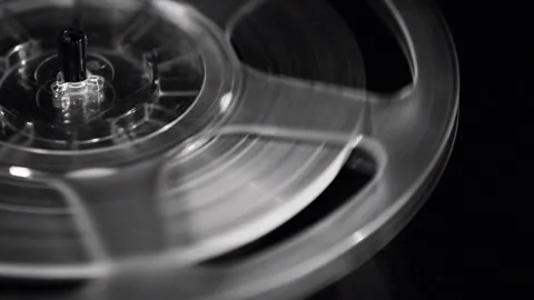 Reel Tape Recorder, Close-Up Stock Footage 132873317