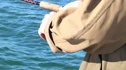 Reeling it in, 60% Stock Footage 24443921