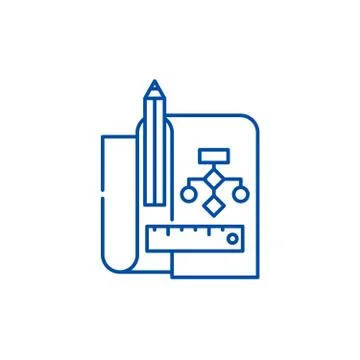 Refactoring line icon concept. Refactoring flat vector symbol, sign, outline イラスト素材
