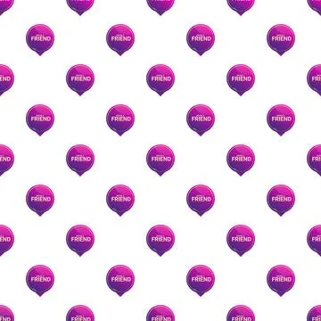 Refer a friend program button repeat pattern Illustrazione stock