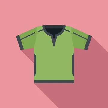 Referee clothes icon flat . Penalty card Stock Illustration