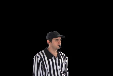 Referee giving touchdown signal Close Up 스톡 동영상 754486