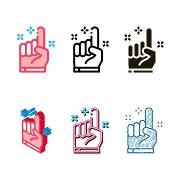 Referee icon vector outline series Illustrazione stock