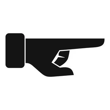 Referee show icon simple . Soccer whistle Stock Illustration