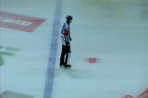 Referee skating Stock Footage 87276