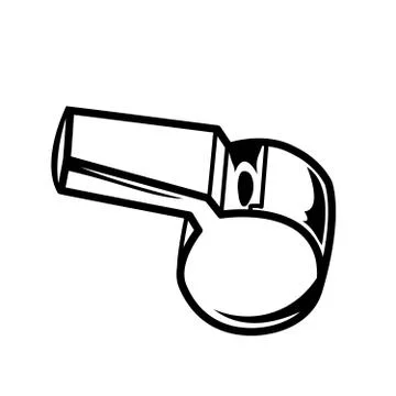 Referee whistle Stock Illustration