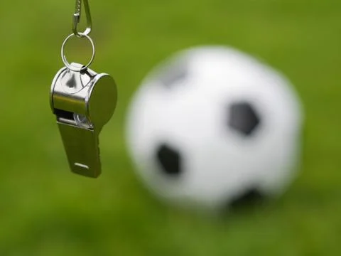 Referee whistle Stock Photos