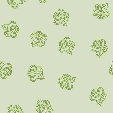 Reference groups consumer behavior line seamless pattern Stock Illustration