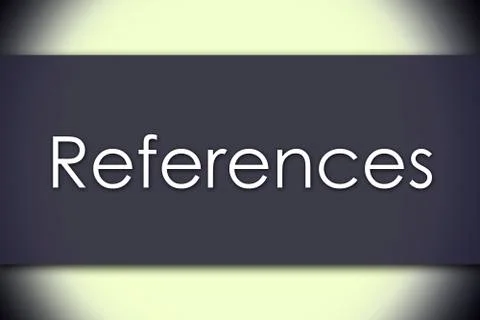 References - business concept with text Stock Illustration