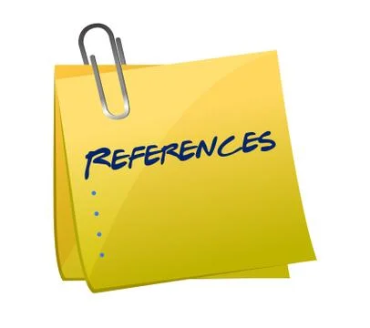 References memo post illustration design 스톡 일러스트