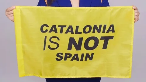 Referendum For The Separation Of Catalonia From Spain Video stock 81486918