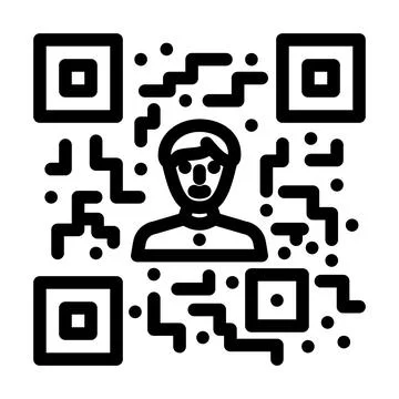 Referral code affiliate program line icon vector illustration Stock Illustration