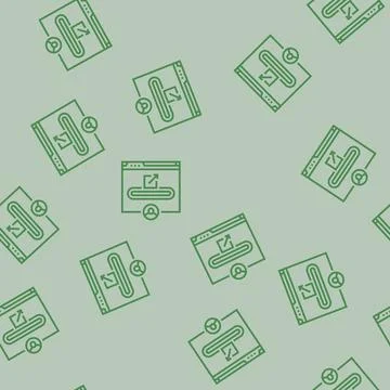 Referral code line seamless pattern Stock Illustration