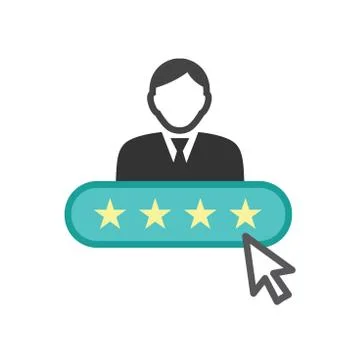 Referral Job Reference Icon  w recommendations, performance review, etc ideas Stock Illustration
