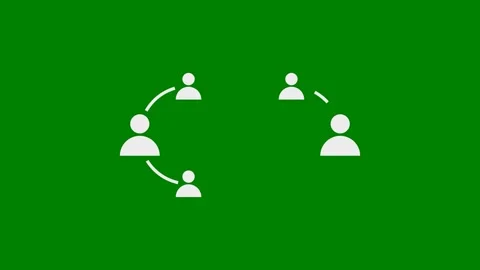 Referral Networking concept - Green Screen, 7.5% gray 動画素材 332226668