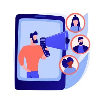 Referral program abstract concept vector illustration. Illustration