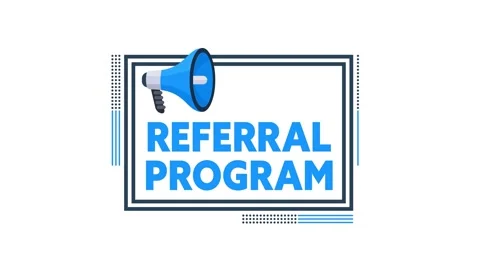 Referral Program Animation on White and Green Screen Background Vídeos de archivo 309521728