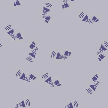 Referral program invite glyph vector seamless pattern Stockillustratie