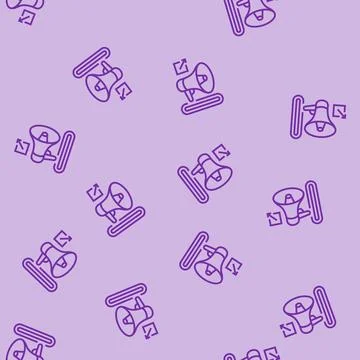 Referral program invite line seamless pattern イラスト素材