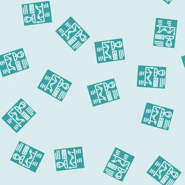 Referral statistics glyph vector seamless pattern Stock Illustration