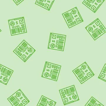 Referral statistics line seamless pattern 스톡 일러스트