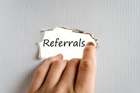 Referrals Concept Stock Photos