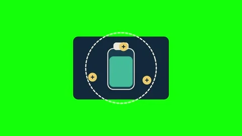 Refill Cycle Status Green Screen Overlay Stock-Footage 342933664